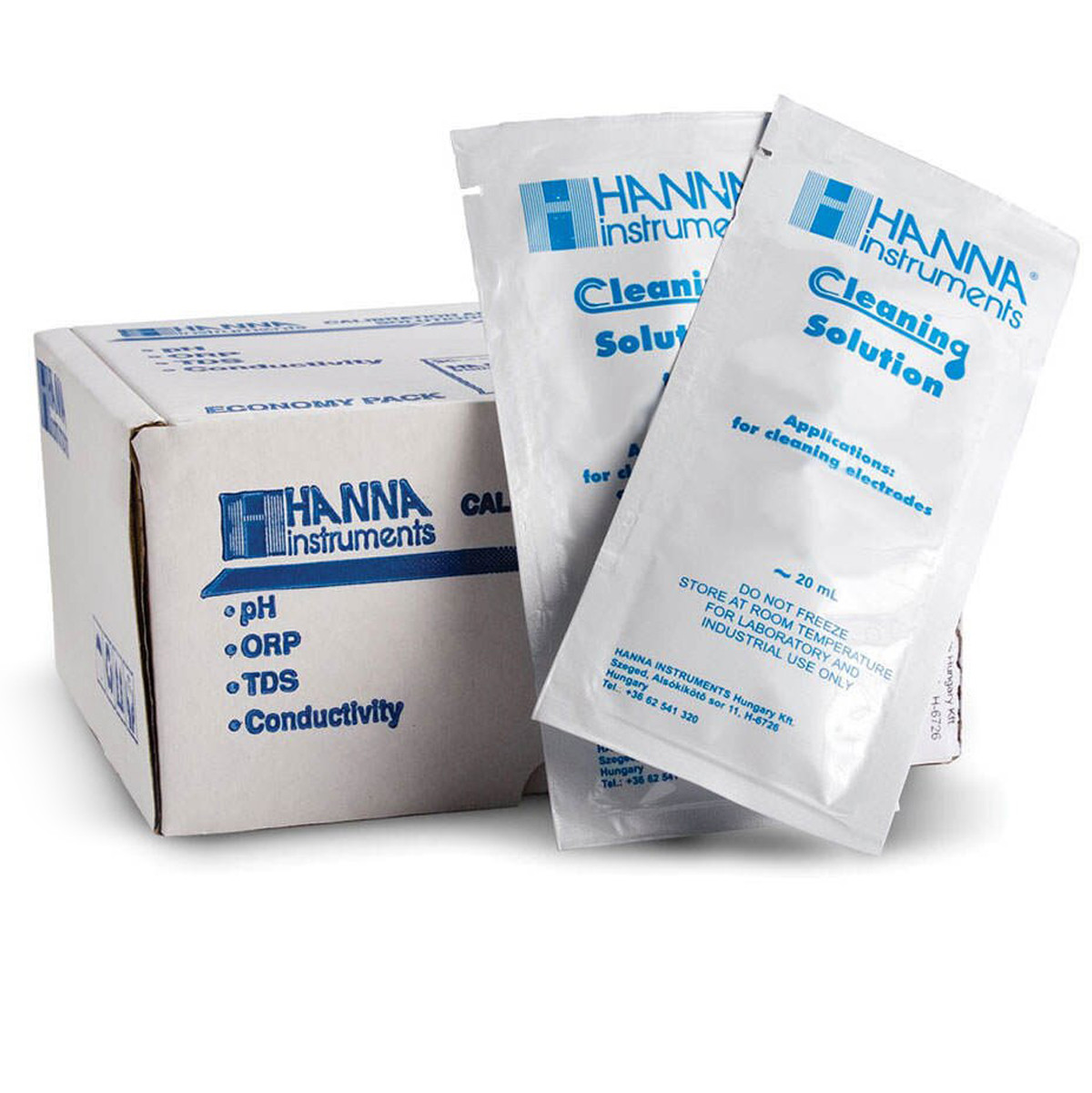 HI70000P/5 Electrode Cleaning Solution for Rinsing (500 x 20 mL) sachets