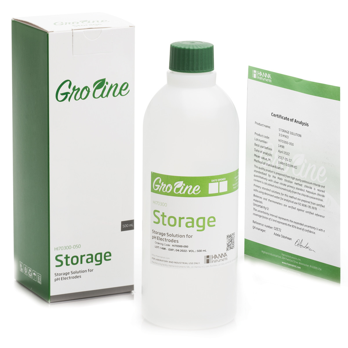 Groline Electrode Storage Solution Hi 050 Hanna Instruments