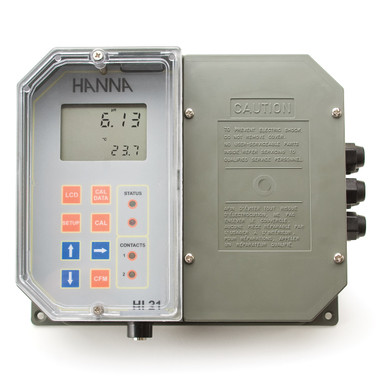 Wall Mounted pH Digital Controller with Dual Setpoint and Matching Pin