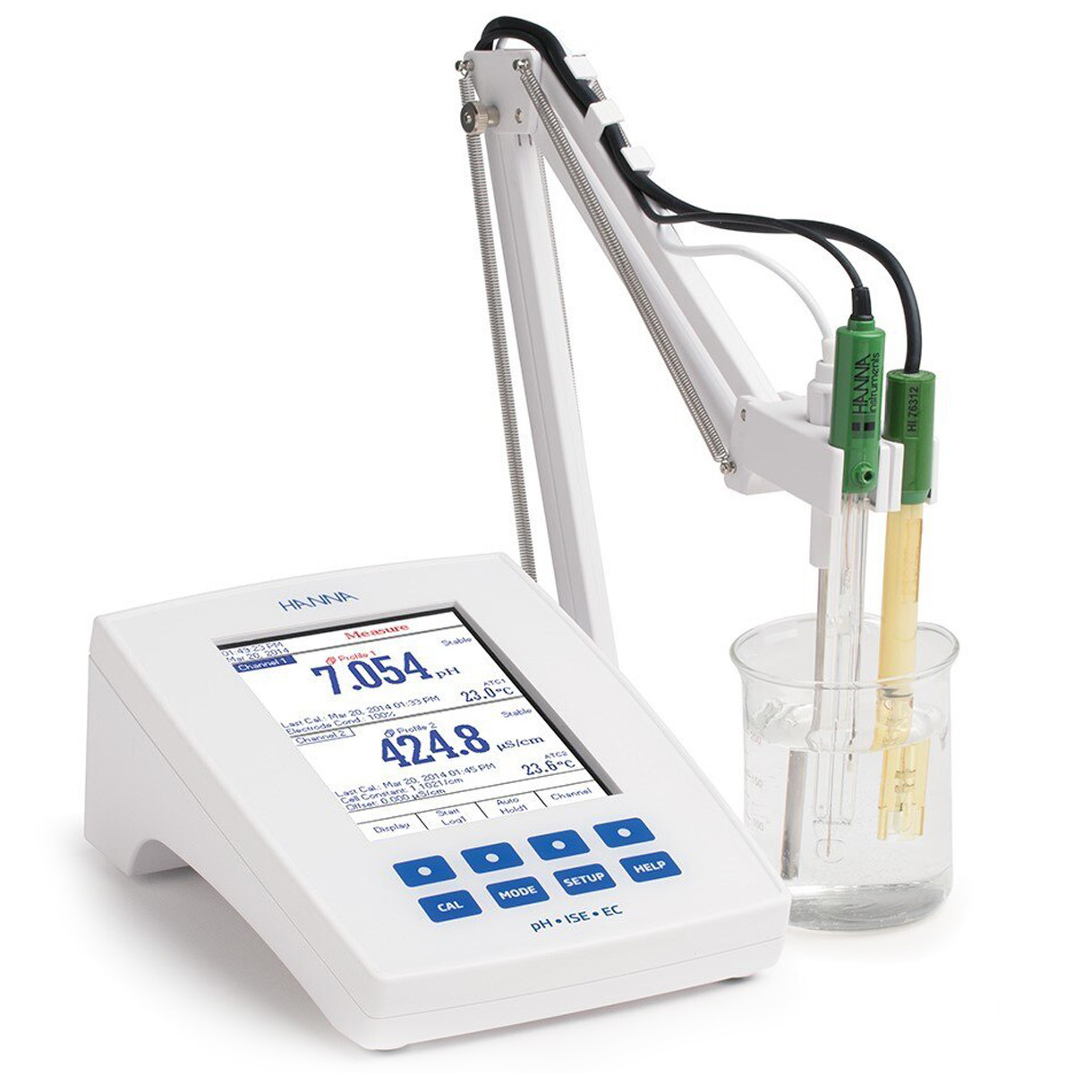 Laboratory Research Grade Benchtop pH/mV/ISE and EC/TDS/Salinity/Resistivity Meter