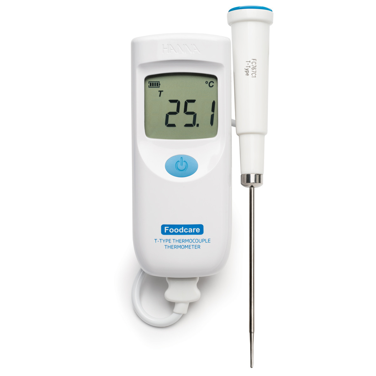 Hanna Foodcare T-Type Thermocouple Thermometer with Ultra-Fast Probe - HI9350041