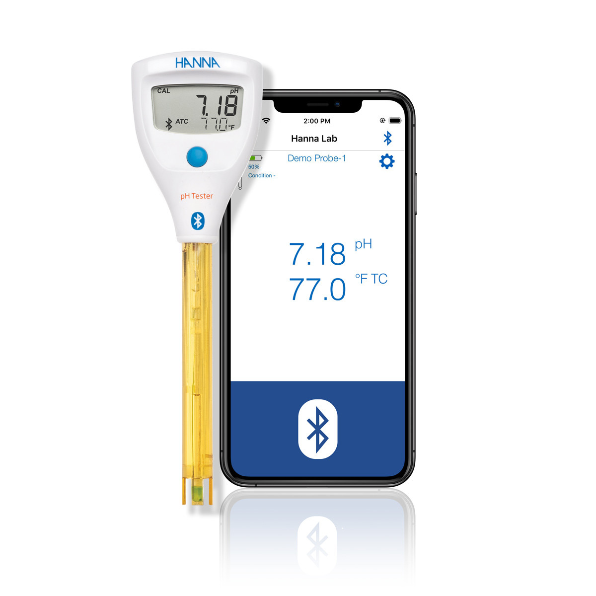 HALO2 Wireless pH Tester for Field - HI9810422