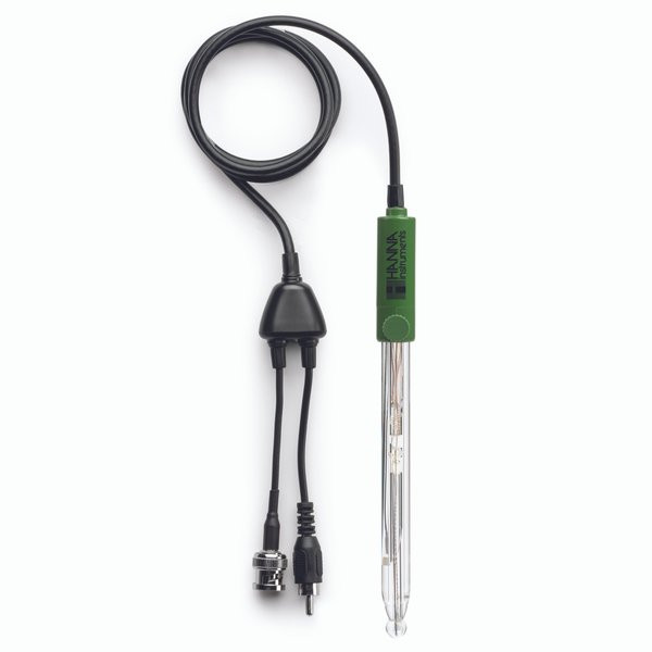 Refillable Combination pH Electrode with BNC + RCA Connector