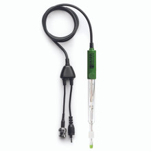 pH Electrode with Clogging Prevention System (CPS™) and BNC + RCA Connector