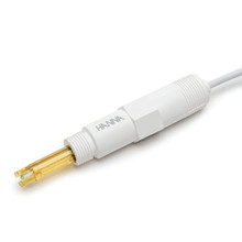 GroLine amplified pH/Temperature probe with quick connect DIN connector for HI981412