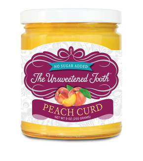 No Sugar Added Peach Curd