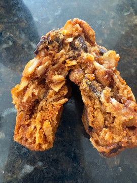 Oatmeal chocolate chip no sugar GF cookie