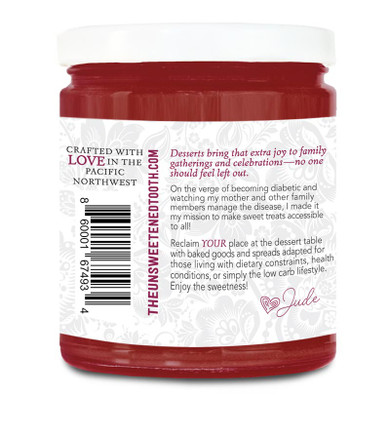 Sour Cherry Fruit Curd About Label