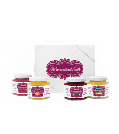 Four Fruit Curd 4oz Gift Box with 4 jars