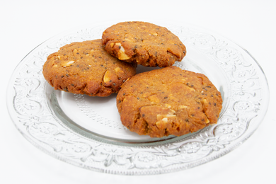 Almond Nut butter cookies on plate