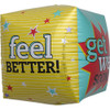 17" Get Well Feel Better (Cube)