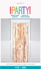 Rose Gold Fringe Door Curtain - 3Ft x 8Ft