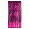 8' X 3' Foil Curtain - Cerise