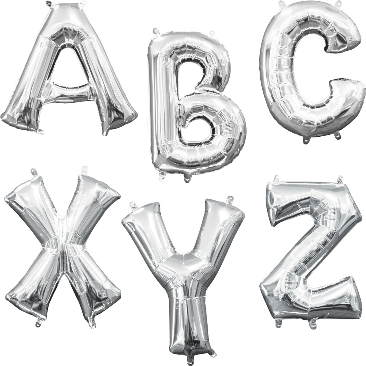 16 Silver Letters - AIR FILL