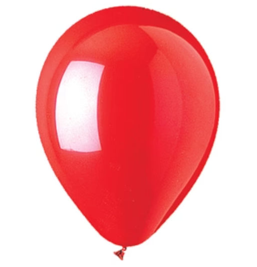 12" CTI Red 100 Ct. Helium Xpress Balloon Wholesale