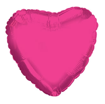 17" Hot Pink Heart