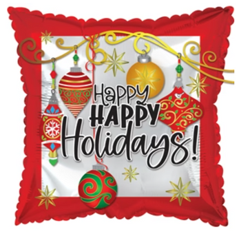 17" Holiday Ornaments