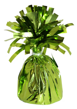 Metallic Lime Green Balloon Weight