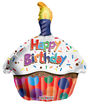 28" Birthday Cupcake