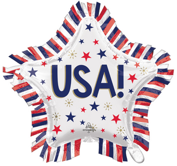 28" USA Star Fringe