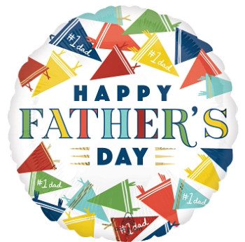 17" Happy Father's Day Varsity Dad