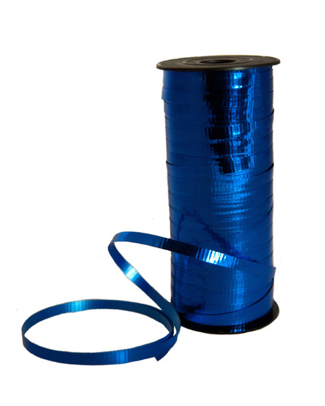 Metallic Royal Blue Curling Ribbon