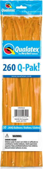 260Q Qualatex QPAK Orange - 50 Ct.