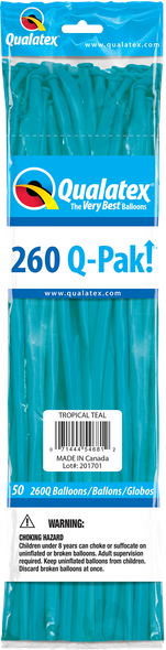 260Q Qualatex QPAK Tropical Teal - 50 Ct. (FINAL SALE)
