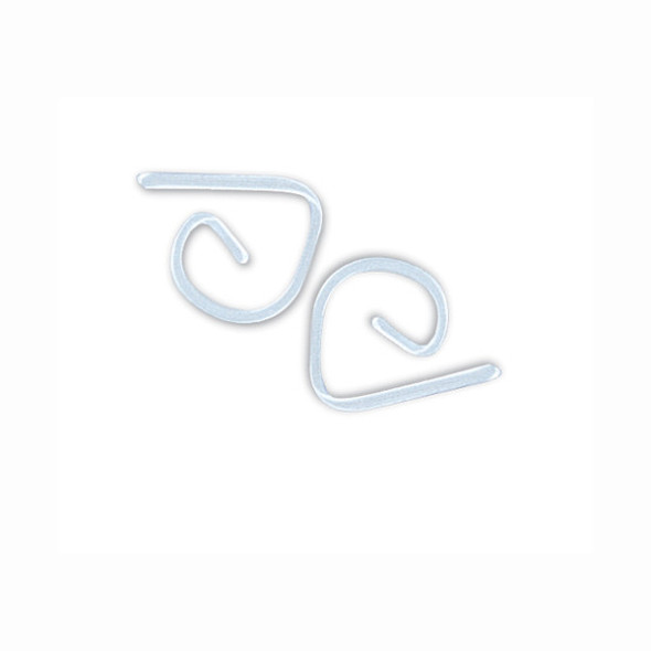 Clear Plastic Table Cover Clips - 24 Ct