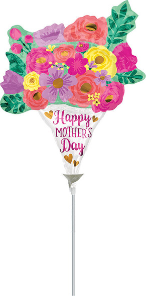 14" Happy Mother's Day Lovely Bouquet  - AIR FILL