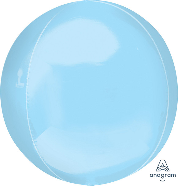 16" Pastel Blue Orbz - 3 ct