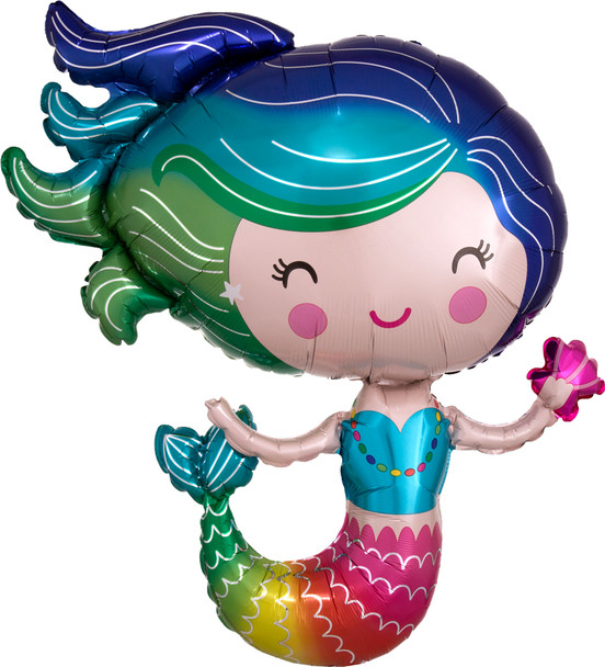 30" Colorful Mermaid
