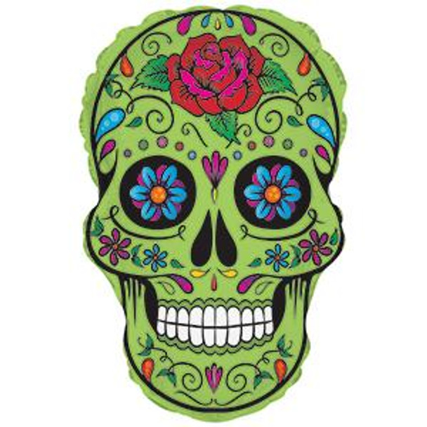 12" Sugar Skull Lime - AIR FILL