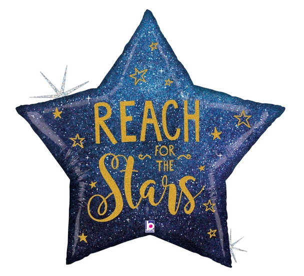 36" Reach For The Stars Holographic