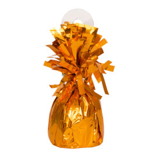 Orange Foil Balloon Weight - 6.2 OZ(175.7G)