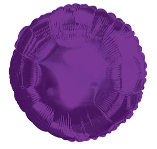 17" Deep Purple Round