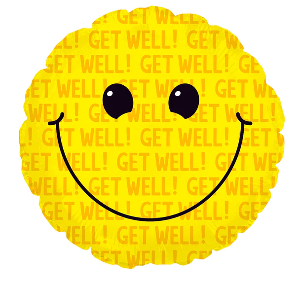 17" Get Well Smiley