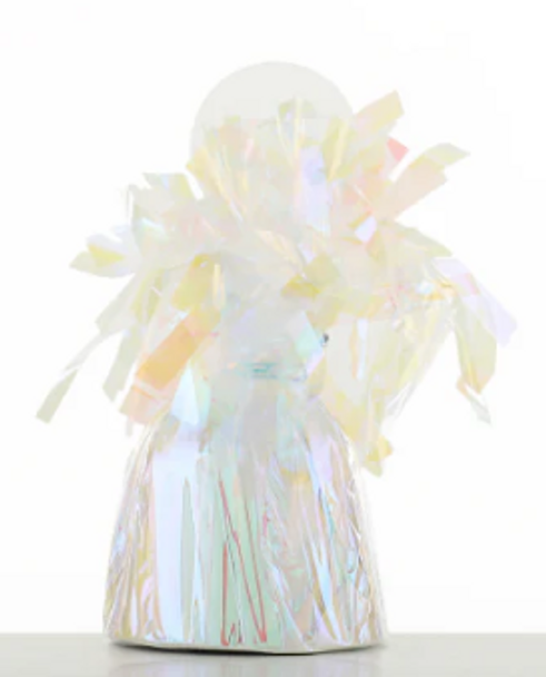 Opal Iridescent Foil Balloon Weight