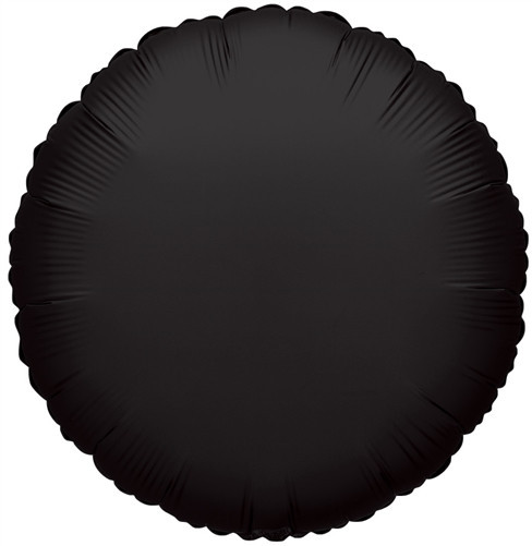 17" Black Round
