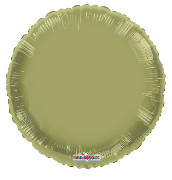 18" Dark Olive Gellibean Round