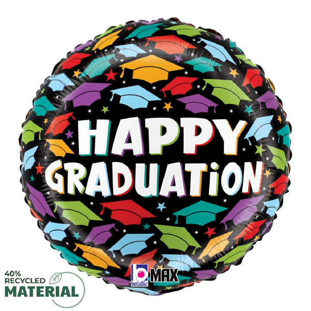 18" Brilliant Graduation Hats