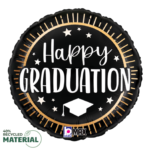 18" Happy Graduation Seal