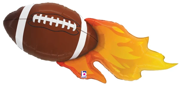 40" Football Flames