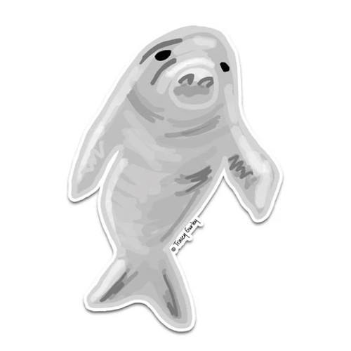 Manatee Vinyl Decal