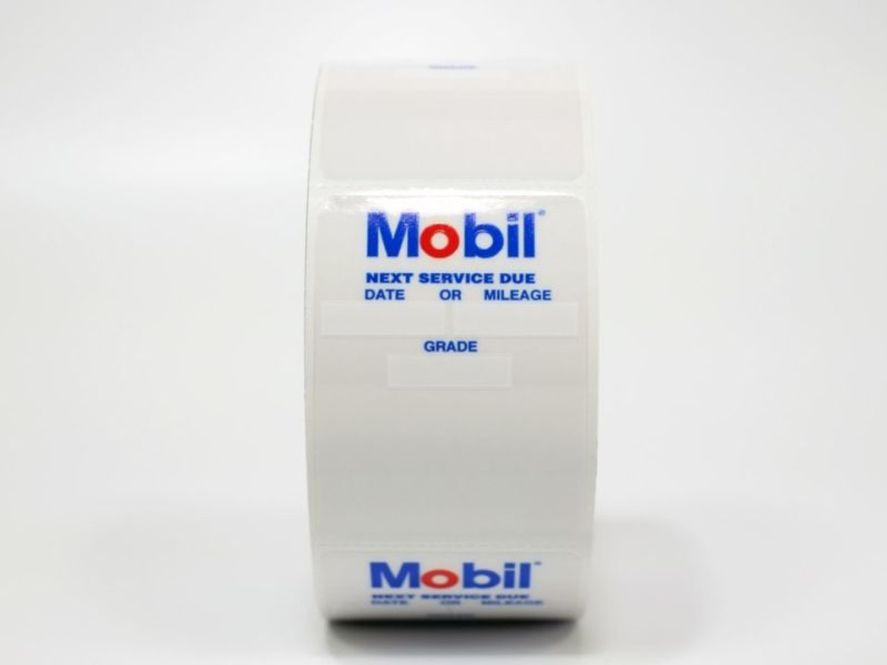 mobil oil change stickers oilabelcom static cling