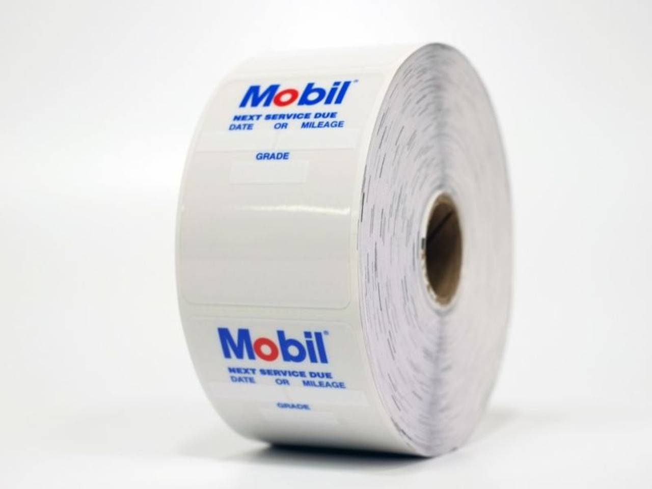 mobil oil change stickers oilabelcom static cling
