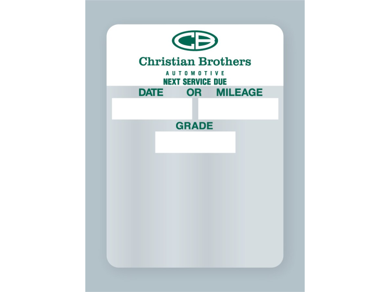 Oil Change Stickers and Printers All Brands Page 4