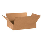 18 x 12 x 4" Flat Corrugated Boxes  - 25/Bundle