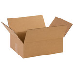 14 x 11 x 4 1/2" Flat Corrugated Boxes  - 25/Bundle