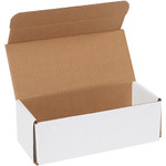 9 x 4 x 3" White Corrugated Mailers  - 50/Bundle